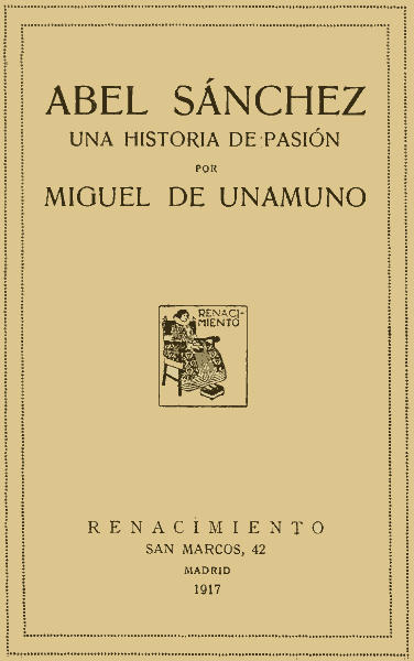 Abel Sánchez: Una Historia de Pasión cover
