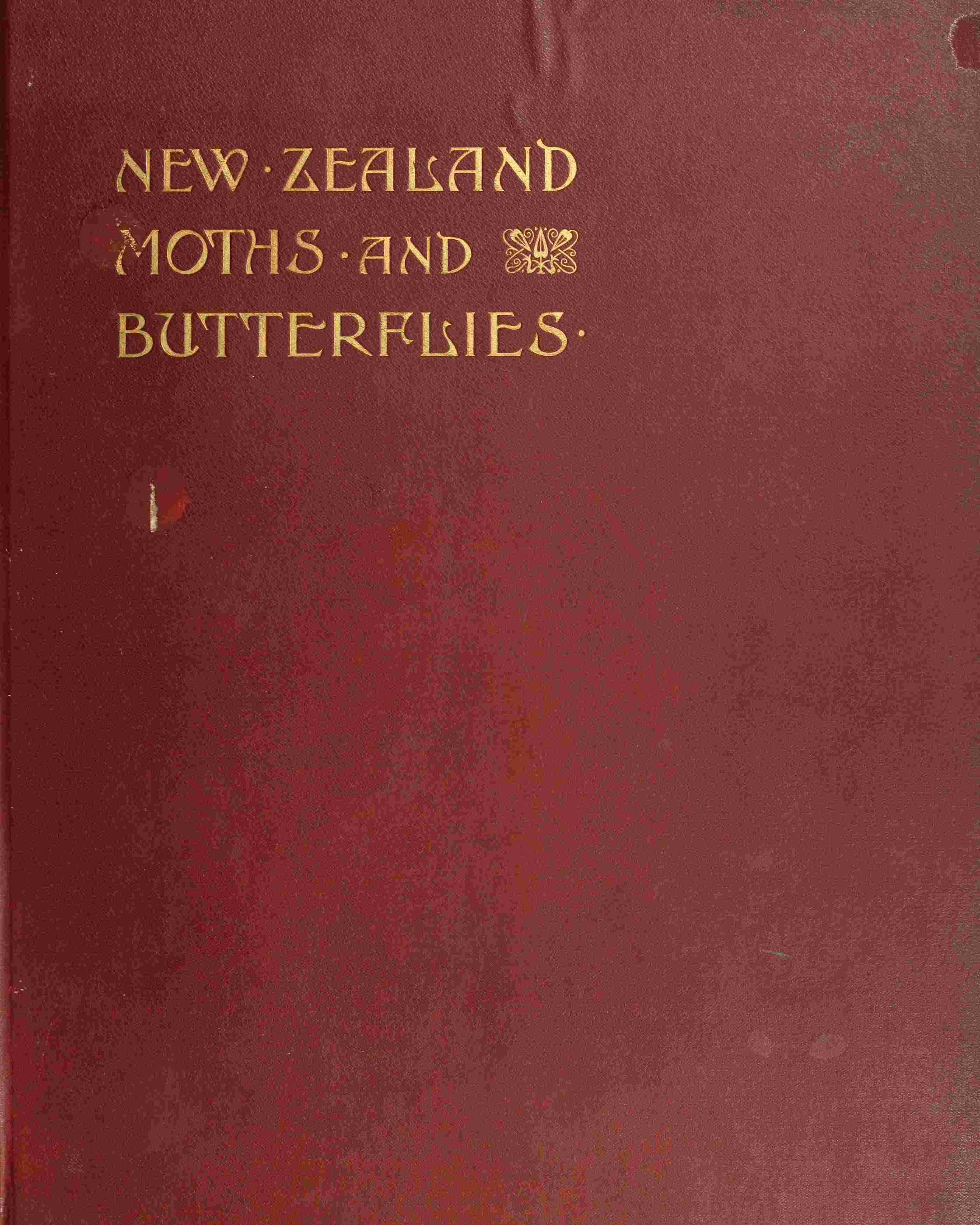New Zealand Moths and Butterflies (Macro-Lepidoptera) cover
