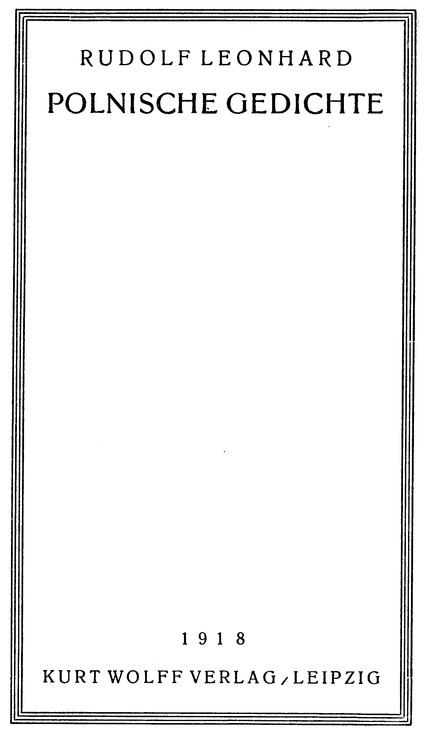 Polnische Gedichte cover