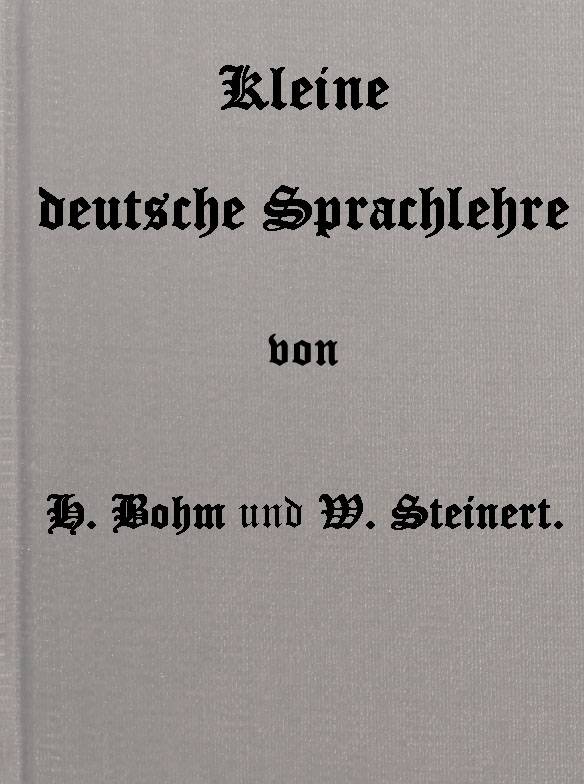 Kleine deutsche Sprachlehre cover