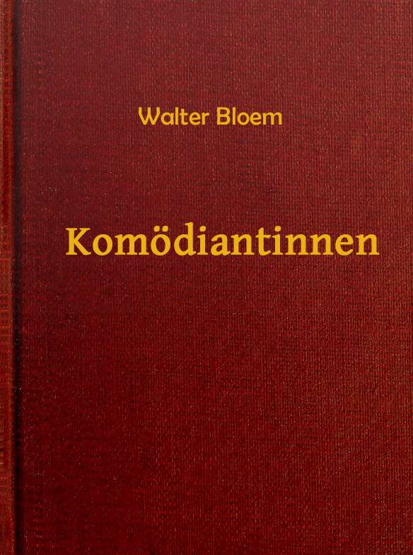 Komödiantinnen: Roman cover