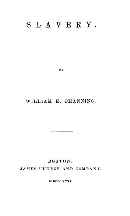 Slavery cover