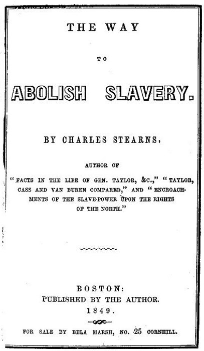 The Way to Abolish Slavery cover