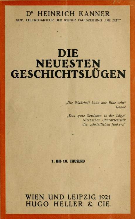 Die neuesten Geschichtslügen cover