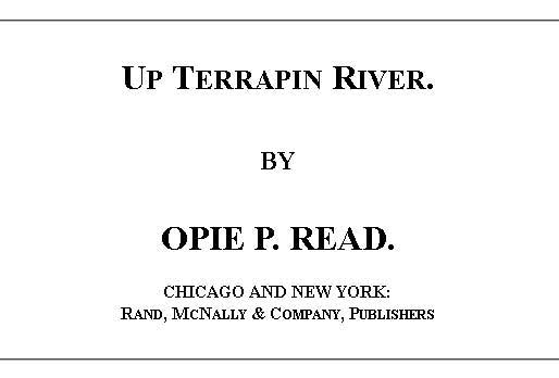 Up Terrapin River cover