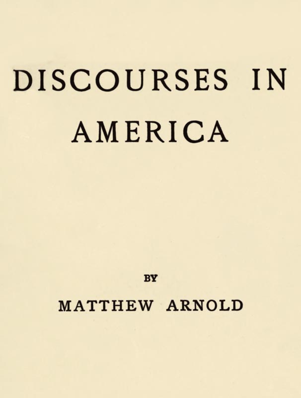 Discourses in America cover