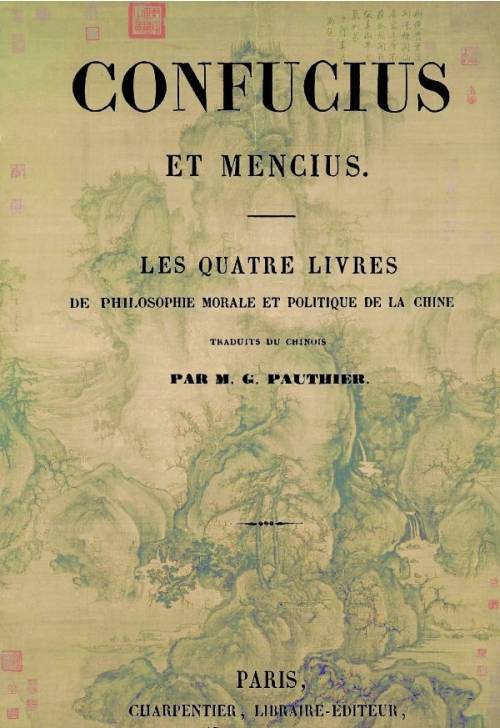 Les quatre livres de philosophie morale et politique de la Chine cover
