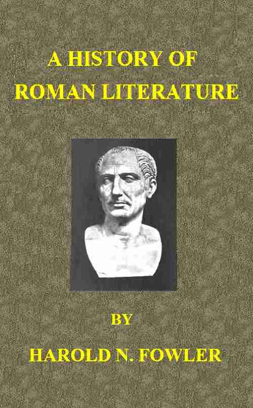 A History of Roman Literature cover