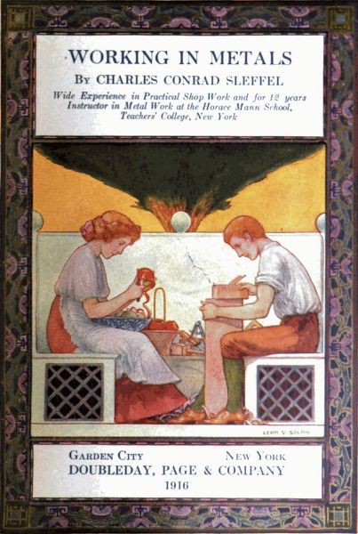 The Library of Work and Play: Working in Metals cover