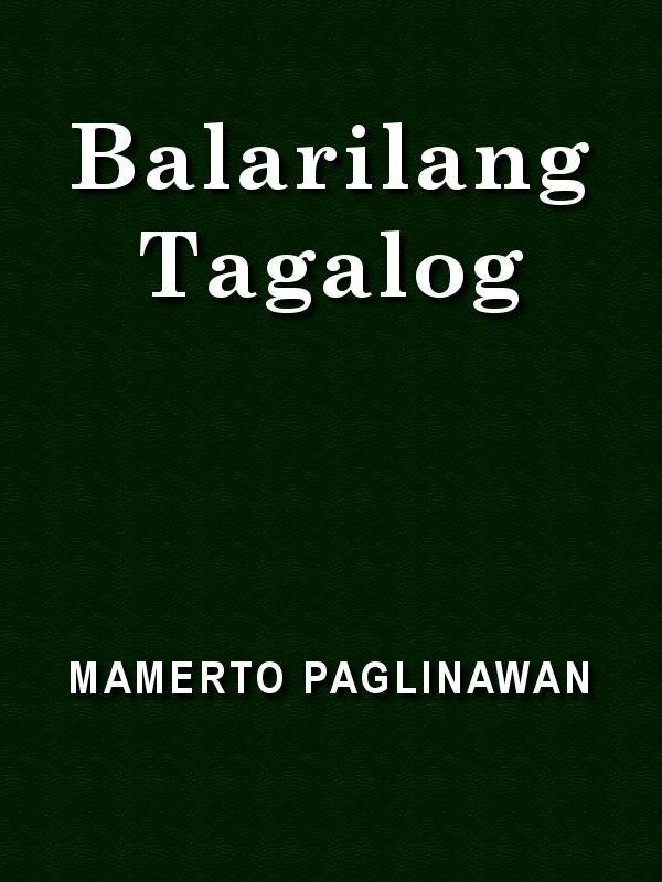 Balarilang Tagalog cover