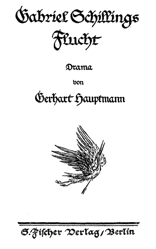 Gabriel Schillings Flucht: Drama cover