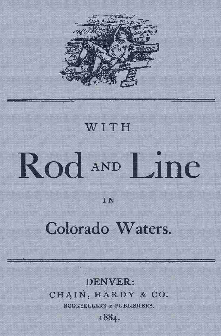With Rod and Line in Colorado Waters cover