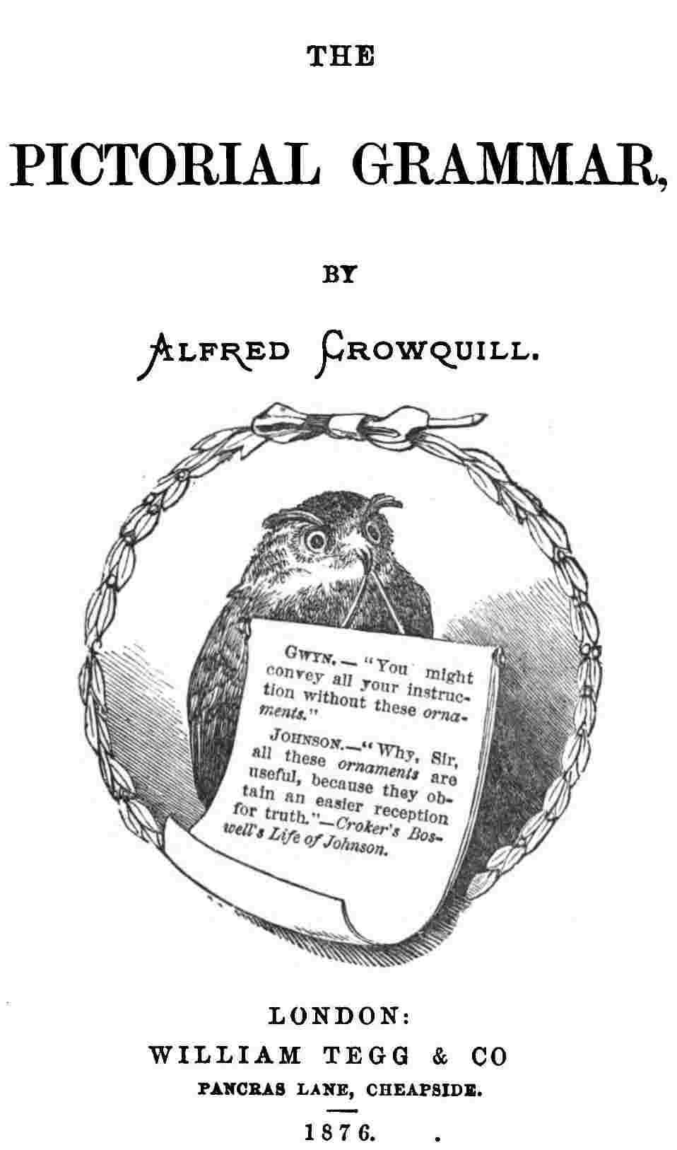 The Pictorial Grammar cover