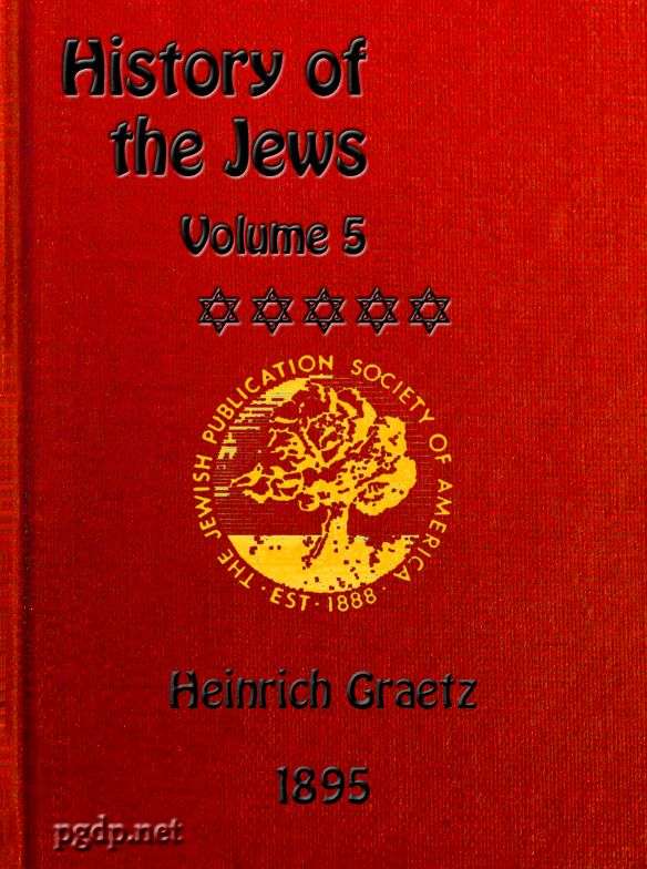 History of the Jews, Vol. 5 (of 6) cover