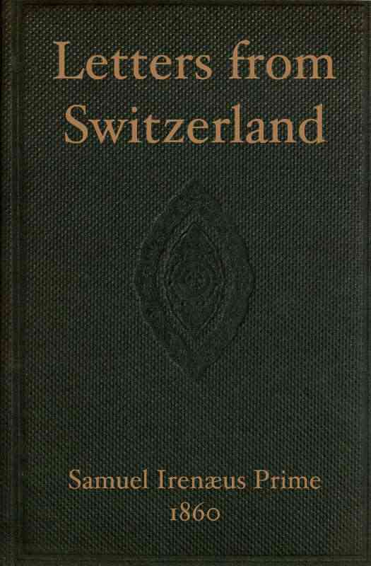 Letters from Switzerland cover