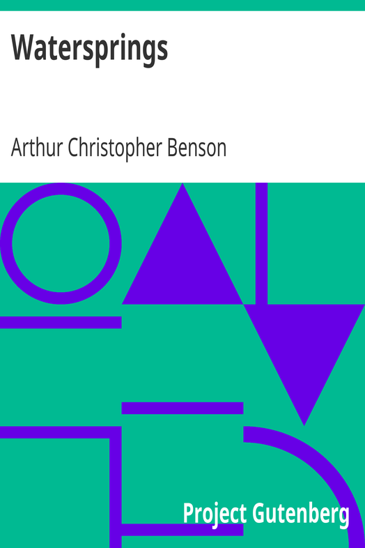 Watersprings cover