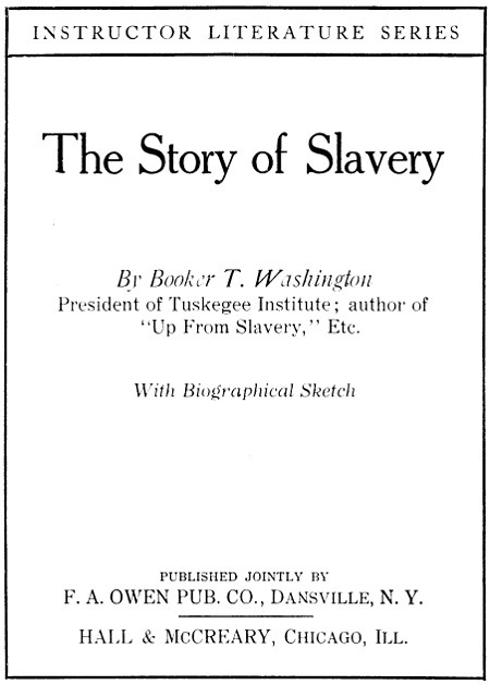 The Story of Slavery cover