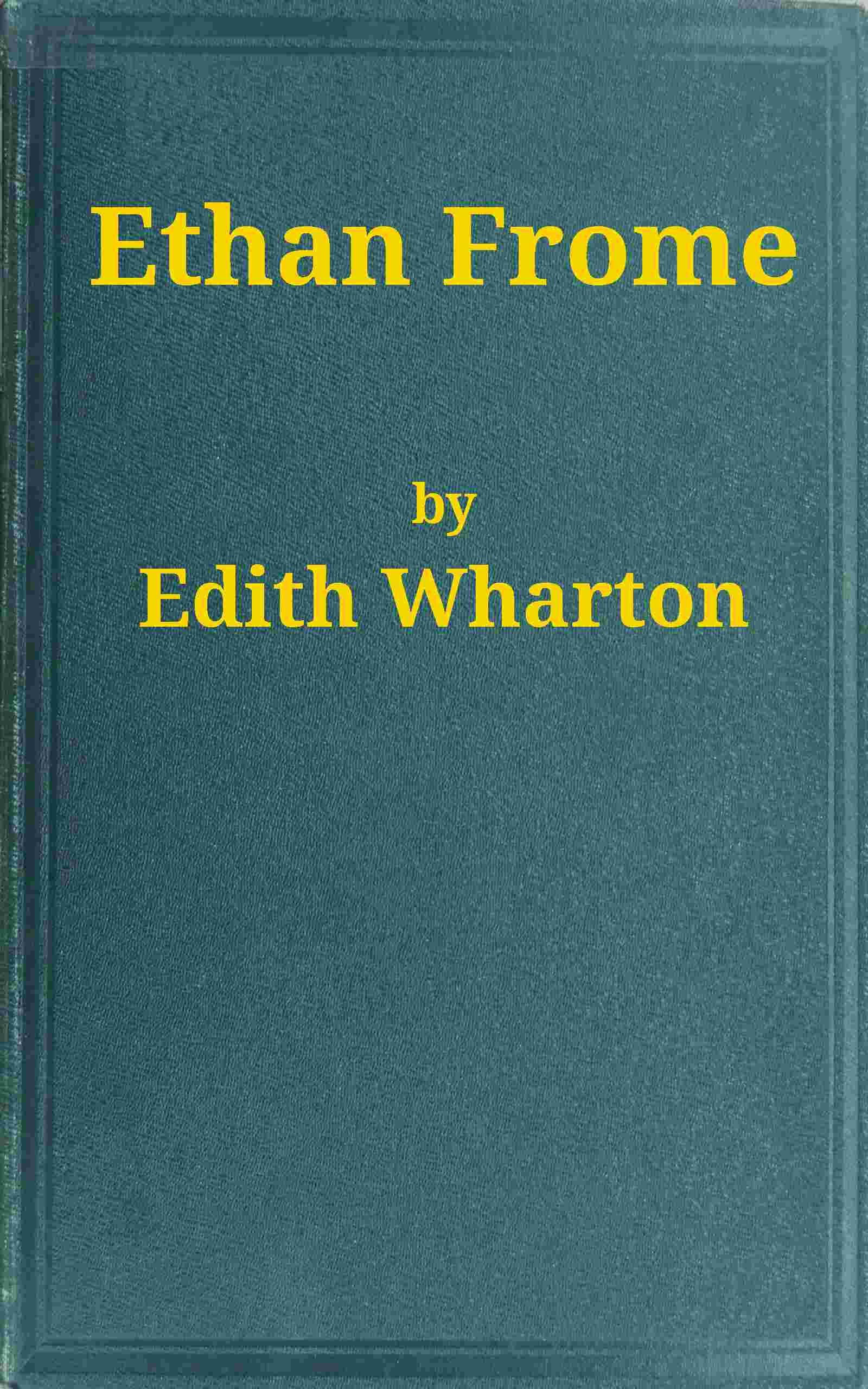 Ethan Frome cover