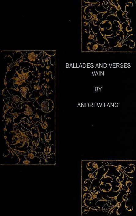 Ballades and Verses Vain cover