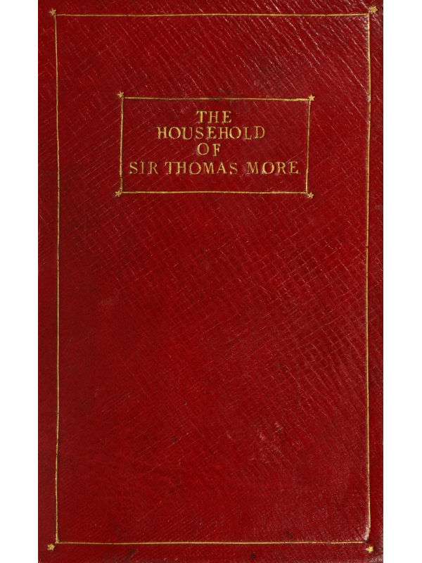 The Household of Sir Thomas More cover