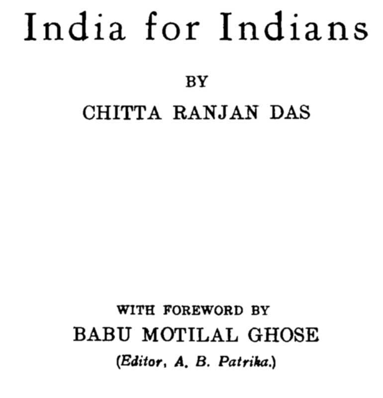 India for Indians / Enlarged Edition cover