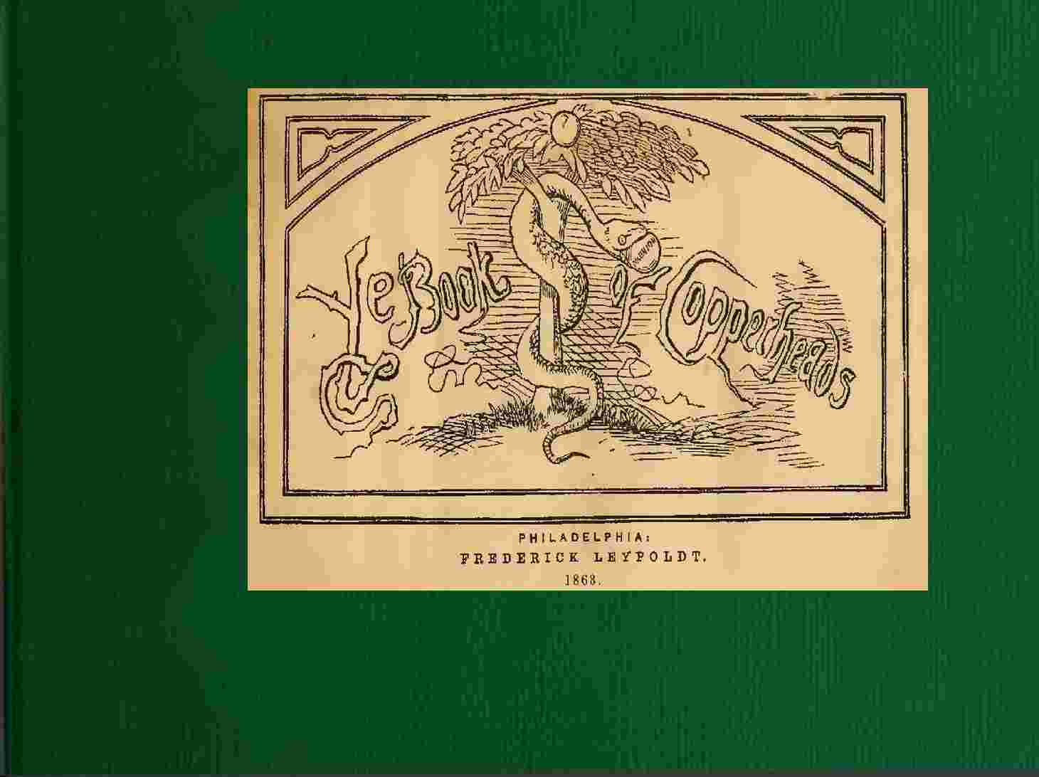 Ye book of Copperheads cover