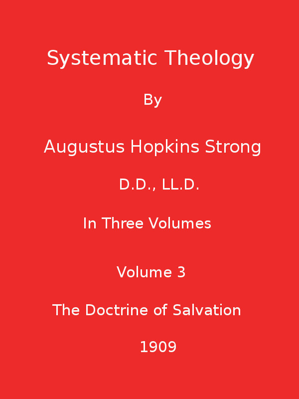 Systematic Theology (Volume 3 of 3) cover