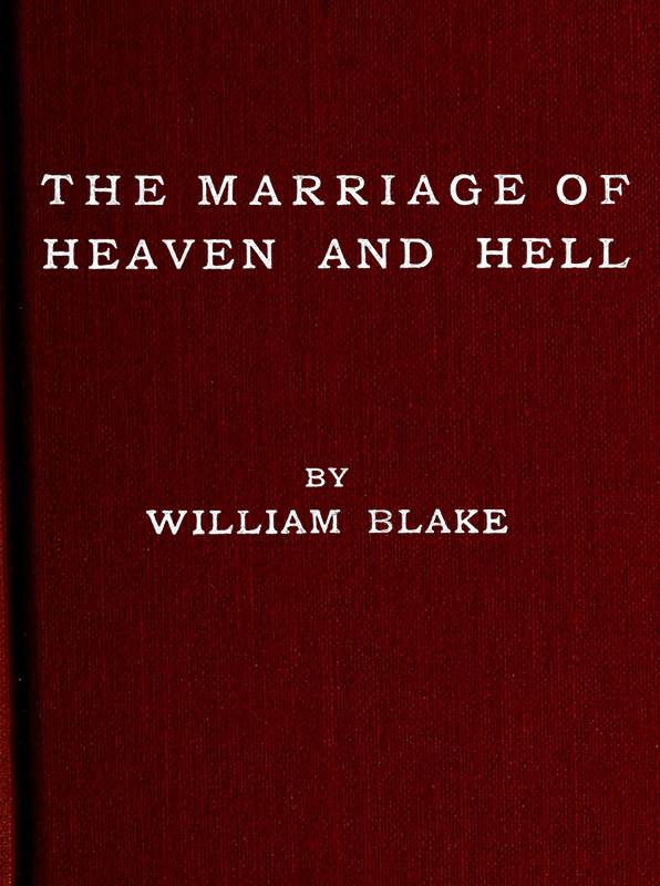 The Marriage of Heaven and Hell cover