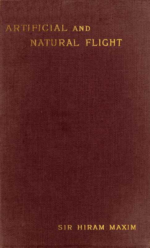 Artificial and Natural Flight cover