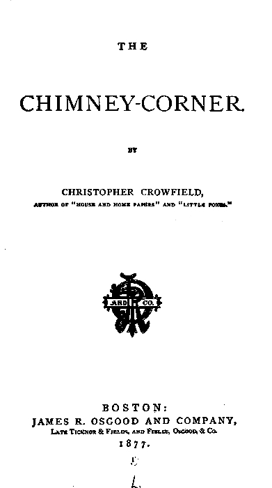 The Chimney-Corner cover