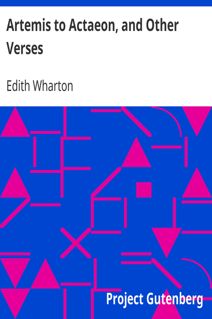 Artemis to Actaeon, and Other Verses cover