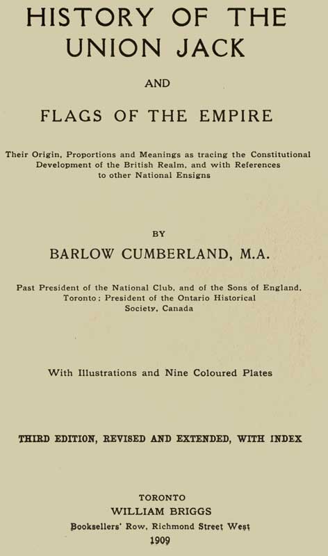 History of the Union Jack and Flags of the Empire cover