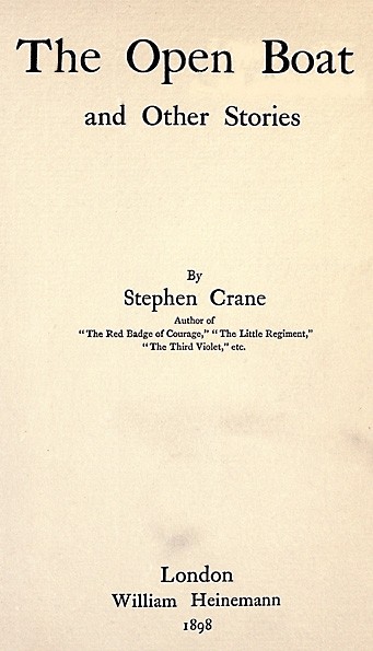The Open Boat and Other Stories cover