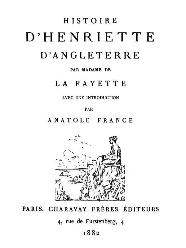 Histoire d'Henriette d'Angleterre cover