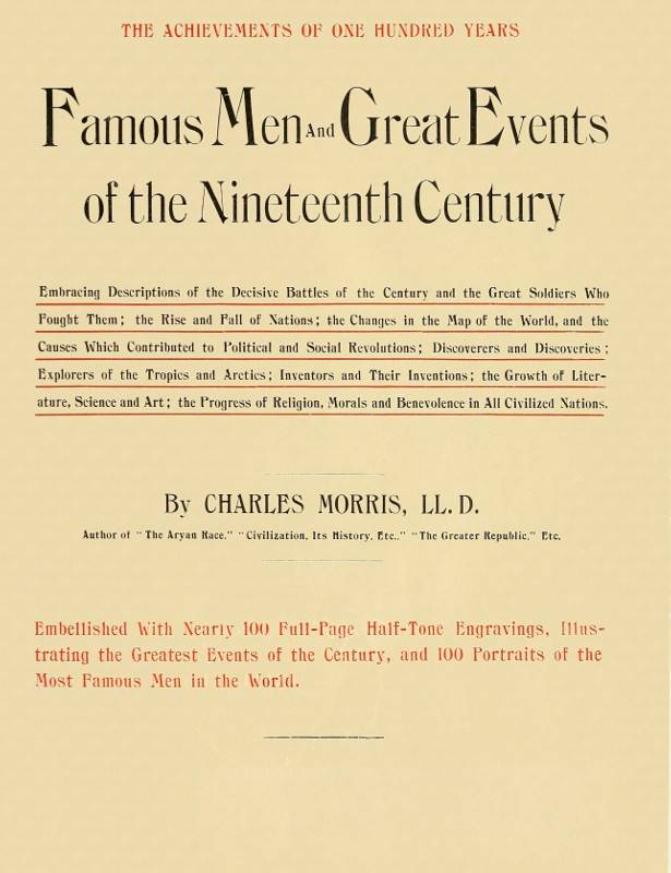 Famous Men and Great Events of the Nineteenth Century cover