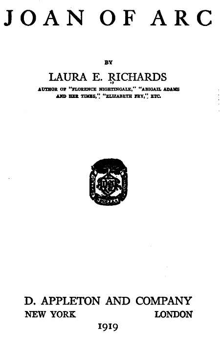 Joan of Arc cover