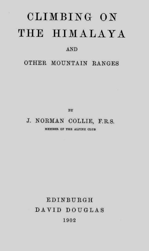 Climbing on the Himalaya and Other Mountain Ranges cover