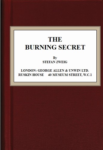 The Burning Secret cover