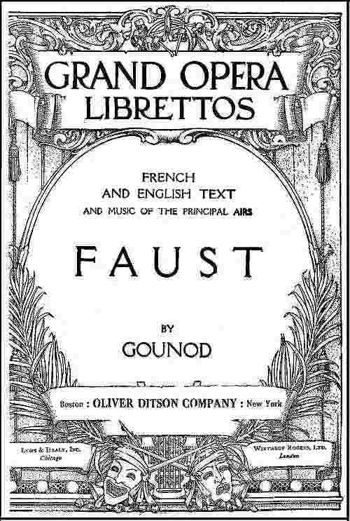 Faust: A Lyric Drama in Five Acts cover
