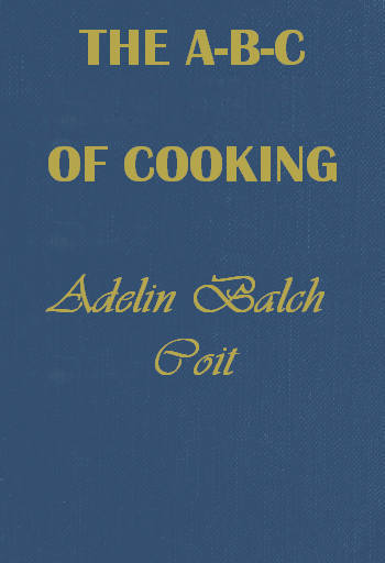 The A B C of Cooking cover