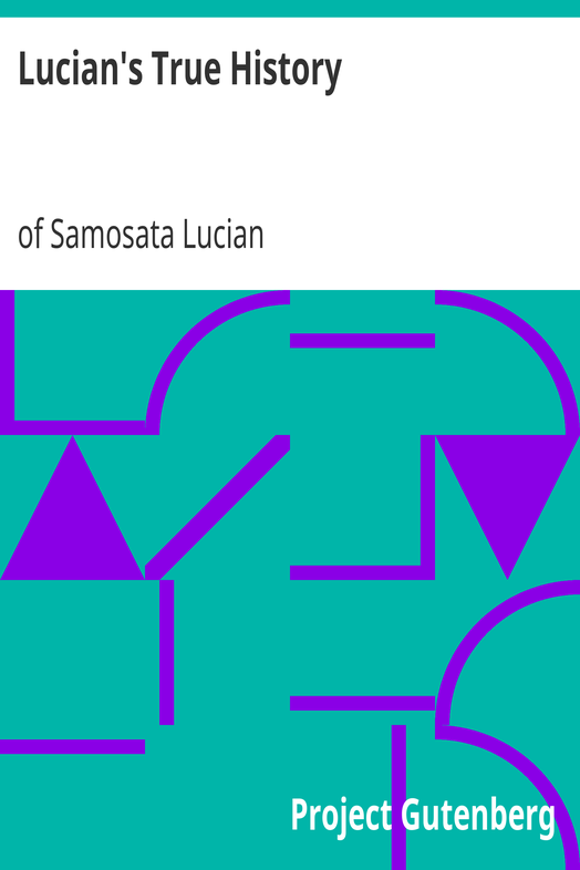 Lucian's True History cover