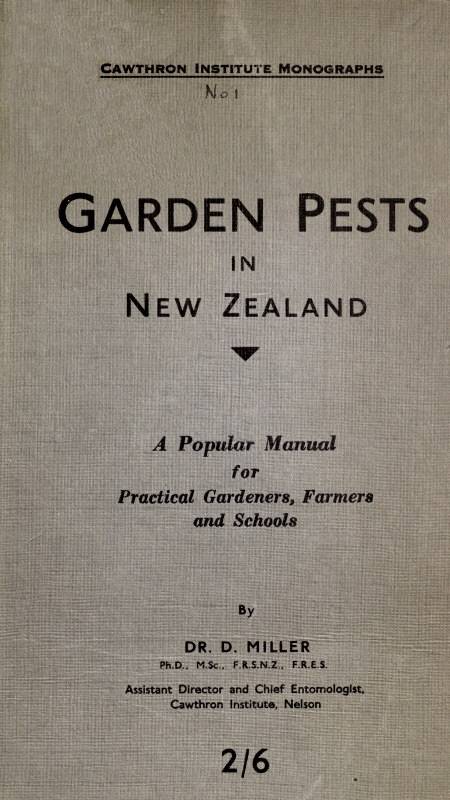 Garden Pests in New Zealand / A Popular Manual for Practical Gardeners, Farmers and Schools cover