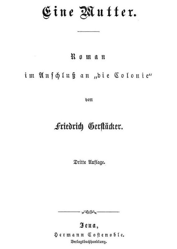 Eine Mutter / Roman im Anschluß an »die Colonie« cover