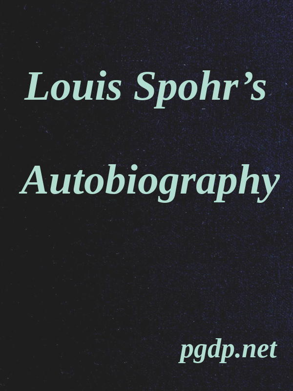 Louis Spohr's Autobiography / Translated from the German cover