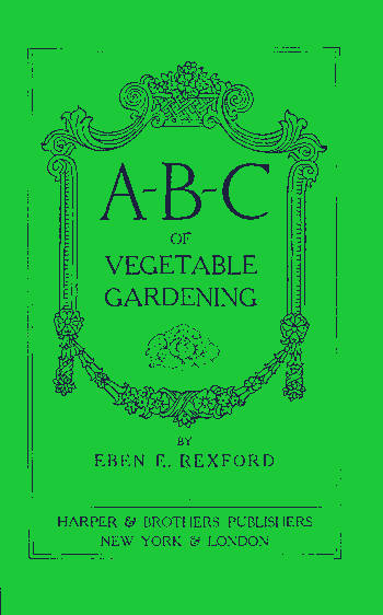 A-B-C of Vegetable Gardening cover