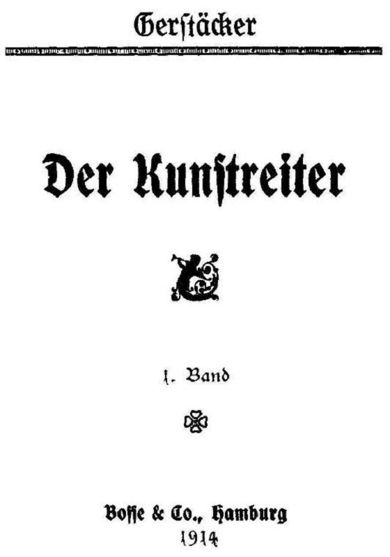 Der Kunstreiter, 1. Band cover