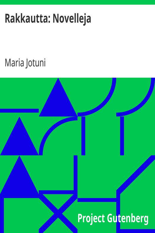 Rakkautta: Novelleja cover