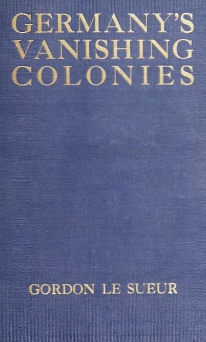 Germany's Vanishing Colonies cover