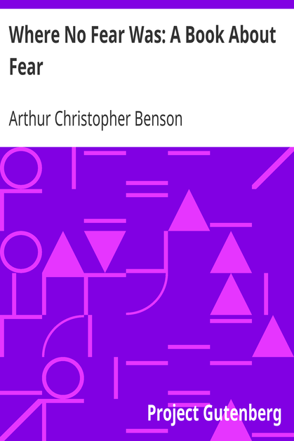Where No Fear Was: A Book About Fear cover