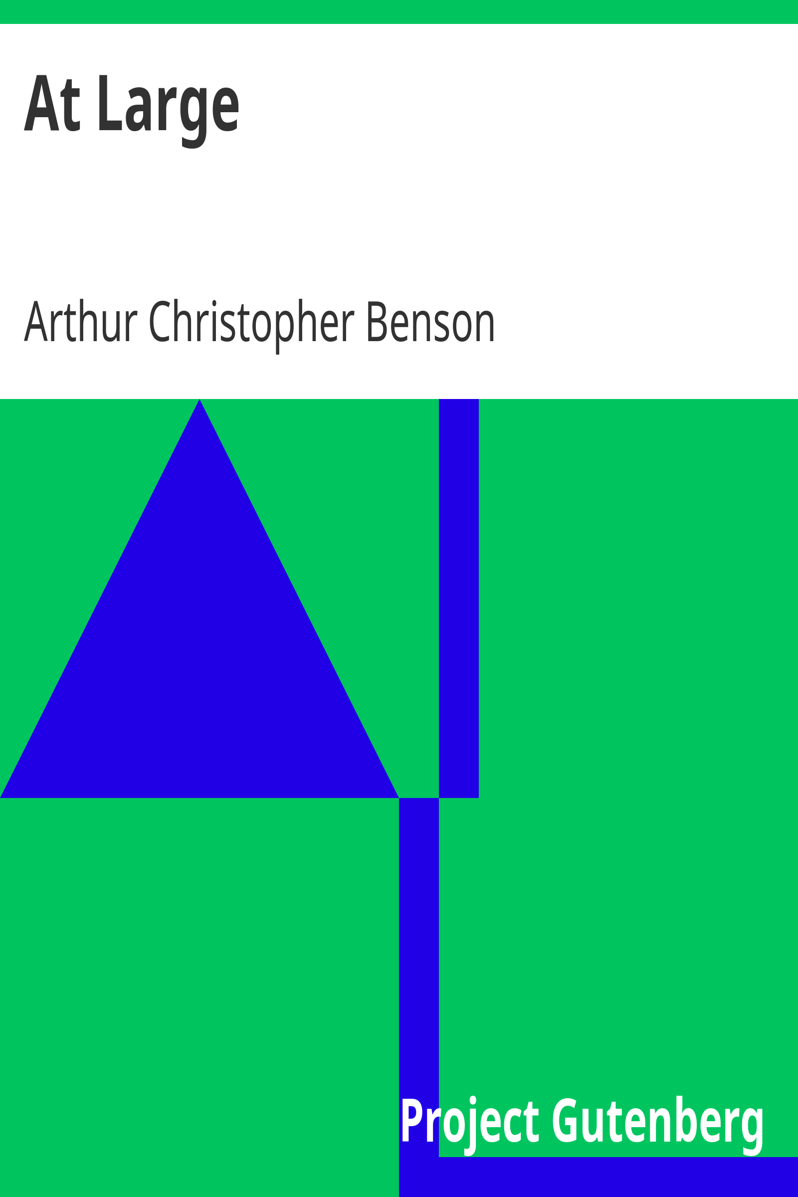 At Large cover